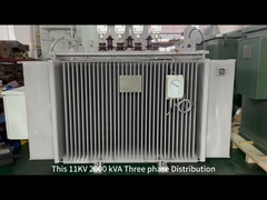 2000Kva Three Phase Electrical Power Distribution Transformer Oil Immersed