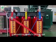 250kva Cast Coil Transformer Dry Type 400v Cast Resin Electrical Distribution Transformers