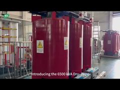 6500kva Cast Coil Epoxy Resin Transformer Dry Type  33000V To 900V AS60076